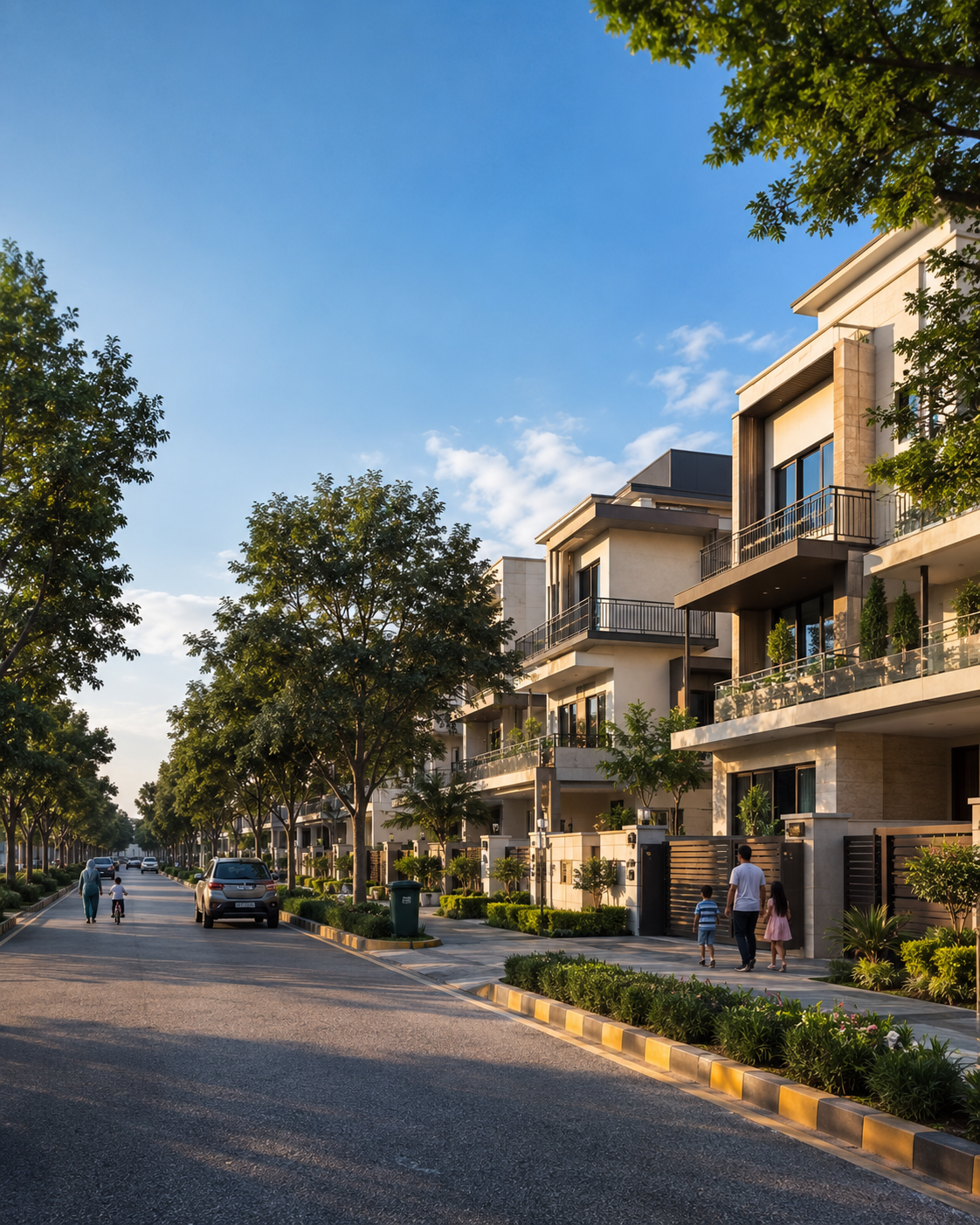 Modern residential development in Lahore